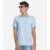 Polo Masculina Cotton Listrado Diametro Azul