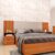Cabeceira Casal com Mesa de Cabeceira Olga Cinamomo/Off White – Pnr Móveis