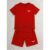 KIT Infantil Camiseta e Bermuda Elastano E Juvenil Masculino Com Elástico e BOLSOS  04 á 16