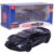 Carrinho Miniatura Preto Pull Back Metal 1:32 C/ Som e Luz – Castela