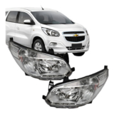 Par Farol Spin 2012 2013 2014 2015 2016 Cromado Chevrolet