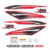 Adesivos Suzuki Yes 125 2009/2010 Moto Vermelha + Emblemas