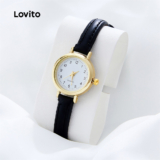 Lovito Relógio Simples Sz149 Relógio de Ouro LFASCS1689
