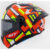 CAPACETE MT TARGO S SERGIO GARCIA C4 FLUOR