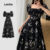 Lovito Vestido Elegante Floral Com Cadarço Vestido De Verão Para Mulheres L123ED059