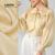 (Lovito Refine) Blusa elegante e lisa com cadarço para mulheres LR7LD002