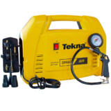 Kit Compressor de Ar Direto Formato Maleta Tekna CP6 0T 1MK 1.5hp Isento de Óleo 3450 RPM
