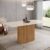 Mesa de Jantar com Tampo Mdf e Vidro com Canto Arredondado 180 Cm Solana 180