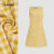 (NEW) Lovito Vestido Casual com Bolsos Primavera/verão Amarelo para Mulheres L154ED012
