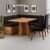 Conjunto Canto Alemão com Baú Mesa 120×77,5cm Tampo sem Vidro com 2 Cadeiras Milão Preto/Mel