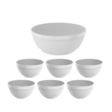 Kit Saladeira + 6 cumbuca para sobremesas OU Linha Luna