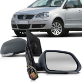 Par Retrovisor Polo 2008 2009 2010 2011 Elétrico Com Pisca