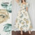 (New) Lovito Vestido de Primavera/verão para Mulheres Casual com Zíper e laço L149LD264