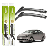 Par Palhetas Limpador Parabrisa Valeo Polo Sedan 2010 A 2015
