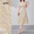 (Lovito Refine) Vestido Elegante Jacquard Primavera/verão Casual para Femininas LR18E018