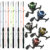 Kit Pesca 5 Varas 1,20m 6kg com 5 molinete e linha
