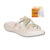 Chinelo Infantil Menina Kidy Goods Flat Fly Ouro Tiras Borboleta Livro Colorir Anatômica Metalizada