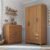 Quarto Infantil Completo Guarda Roupa 4 Portas 2 Gavetas com Cômoda Amy Espresso Móveis Cinamomo