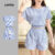 Lovito Tops ou Calças Casuais de Primavera/verão para Mulheres L143ED124