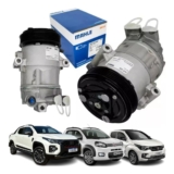 Compressor Ar Condicionado Fiat Argo Cronos Mobi Uno 2017 2018 2019 2020 A 2023 Original Mahle