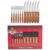 Kit Jogo De Talheres Faqueiro Churrasco 12 Peças Mor Jumbo Outback
