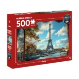 Quebra-Cabeça Puzzle Mundo em Peças Paris 500 peças Mimo Toys – 2645