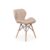 Cadeira Charles Eames Eiffel Slim Wood Estofada