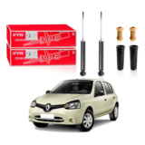 Kit Amortecedor Traseiro, Clio 1.0 2013 A 2016