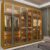 Guarda-Roupa Casal 6 Portas com 6 Portas Reflecta com Pés com LED Imperatriz 100% MDF Yescasa Marrom/Marrome Naturale
