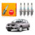 Jogo Velas Ngk Clio Sedan 1.6 16v 2003 A 2009