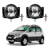 Par Farol Milha Lampada Fiat Idea Adventure 1.8 2006 A 2010