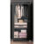 Guarda Roupa Dobrável Roupeiro Portátil Pequeno 44x56x146cm DT9389