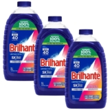 Kit 3 Sabão Líquido Brilhante Limpeza Total 3L