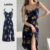 (NEW) Lovito Vestido Casual de Primavera/verão com Cadarço para mulheres L155ED134