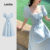 Lovito Vestido Casual Liso Com Cadarço, Vestido De Verão/primavera Para Mulheres L128ED120