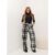AMY FASHION CALCA XADREZ PANTALONA DECIDO DE Lã COTELE MODA 2026 NOVIDADE