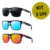 KIT 3 Óculos de sol Quikisver moda verão com proteção uv400