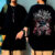[Camiseta Premium em Algodão Puro]GXG Camiseta Oversized Gojo Anime Mangá Jujutsu Feiticeiro Unissex 100% Algodão