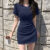 Lovito Vestido Formal Vestido Liso Com Amarração Nas Costas Para Mulheres L86ED083