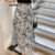 Lovito Saias Elegantes Saia Com Zíper Floral Ditsy Para Mulheres L99ED287