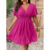 Vestido Duna Pipoca Plus Size Manga Morcego Decote V Transpassado