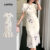 Lovito Vestido Elegante Com Estampa Floral Ditsy Vestido Multicolorido De Verão/primavera Para Mulheres L131ED1040