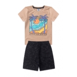 Conjunto Infantil Masculino Vida No Verão
