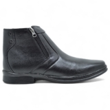 Bota Rafarillo Masculina Soft Confort Couro Legitimo Zíper