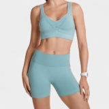Top Esportivo Lupo Af Basic Com Bojo Removível – Verde Água