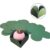50~500 Forminhas verde eucalipto Para Doces 4 Pétalas 3,3X3,3X2,5 121.62 (Nc Toys Simples)