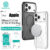 Nillkin Nature Pro Capa Magnética Para iPhone 17 Max 17 17 Air Case Luxo Transparente Airbag Traseira À Prova De Choque