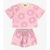 Conjunto Blusa Com Shorts Rovitex Kids Rosa