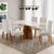 Mesa de Jantar 6 Lugares Antonella com Vidro – Viero Móveis