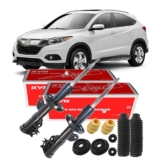PAR AMORTECEDORES DIANTEIRO HONDA HRV 2015 ATÉ 2021 C/ KITS